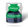 Koopmans houtcoat zwart